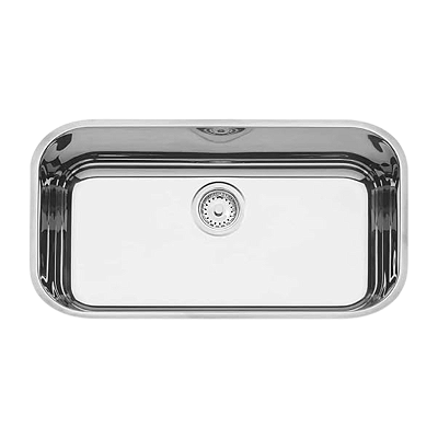 Cuba Retangular Lavínia Inox Alto Brilho 56x34cm Tramontina