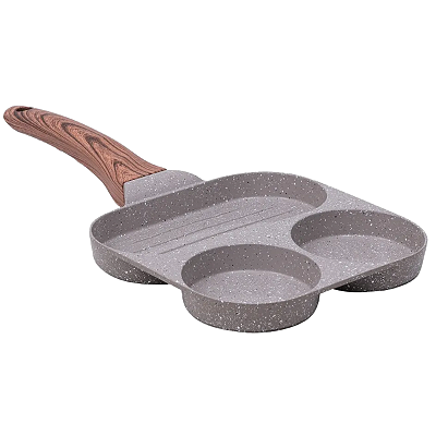 Grill 3 em 1 Cerâmica 18cm Mimo Style Cook Grafito