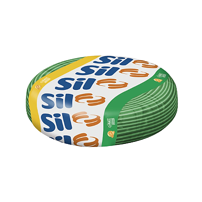 Fio Cabo Cobre Flex Sil 750V 1,5mm Rolo de 100M Verde