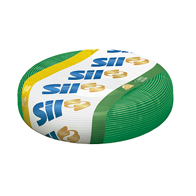 Fio Cabo Cobre Flex Sil 750V 2,5mm Rolo de 100M Verde
