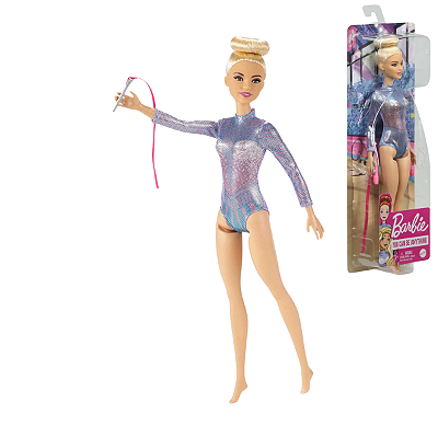 Barbie Profissões Ginasta Rítmica Boneca Colecionável Mattel