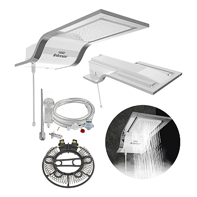 Chuveiro Ducha Eletrônica Intense Khrome 220V 7800W Fame