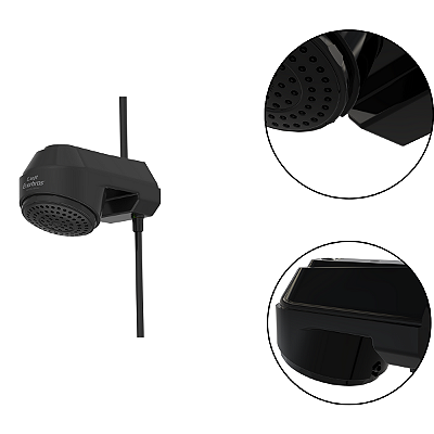 Ducha Eletrônica E-Soft 5500W 127V Preto Enerbras