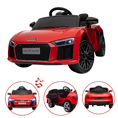 Carro Elétrico Audi E-Tron Sportback 12V Vermelho Zippy Toys