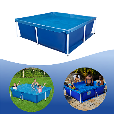 Piscina Infantil 2000 Litros Retangular - Mor Cor Azul