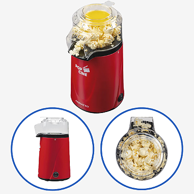 Pipoqueira Elétrica Pop Cine Manteiga Vermelha Agratto 127V