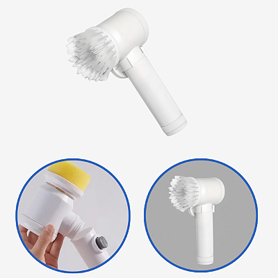 Escova Tubular 3 em 1 CK7111 - Branco - 1 Unidade