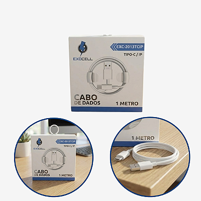 Cabo Lightning Para USB/iOS Transferência Dados Rápido