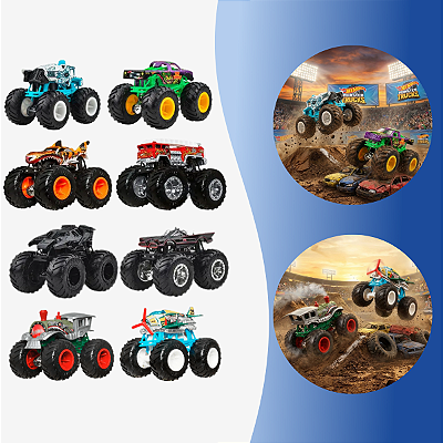 Monster Trucks Pacote Surpresa 2 Carros 1:64 Hot Wheels