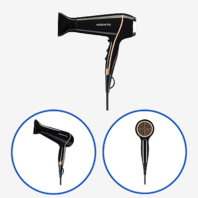 Secador de Cabelo Agratto Della 1900W Preto
