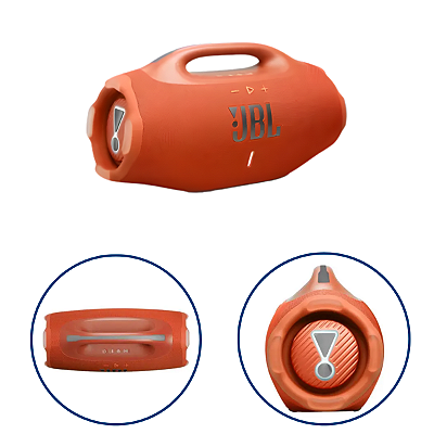 Caixa de Som Bluetooth JBL Boombox 4 Laranja
