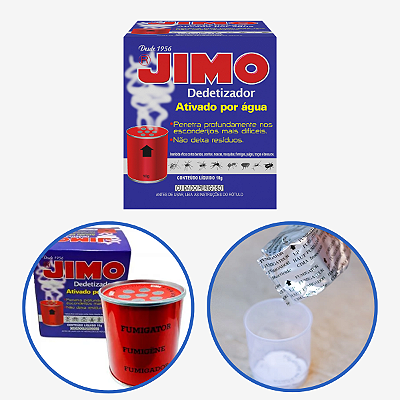 Dedetizador Jimo Ativável Com Água - 10g - Jimo
