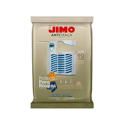 Jimo Anti Traça Cartela P/ Guarda Roupa E Gavetas