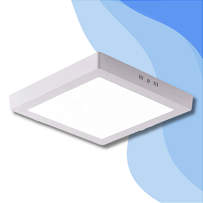 Elgin plafon painel quadrado sobrepor 24w branco frio 6500k