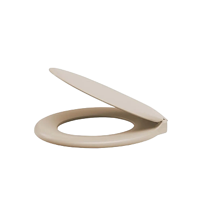 Assento Sanitário Oval Roma Creme Alumasa