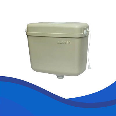 Caixa De Descarga Parede Vaso Sanitário Alumasa 9 Litros
