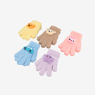 Luva Infantil Térmica Modelo Bichinho 3d Inverno TouchScreen