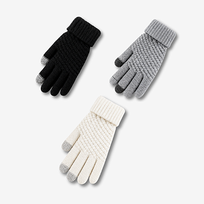 Luva Touch Screen Adulta Unissex Térmica Frio Inverno