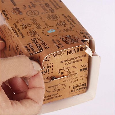 Embalagem Hot dog Frases c/ trava (18 x 6,3 x 7 cm)  - 100 unidades