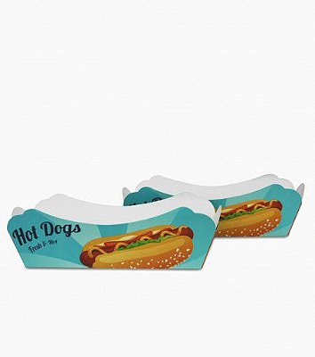 Embalagem Hot Dog Retrô -100 Unidades