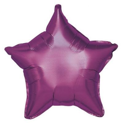 Balão Metalizado Estrela Roxo 18' /' 45 cm - 1 Unidade
