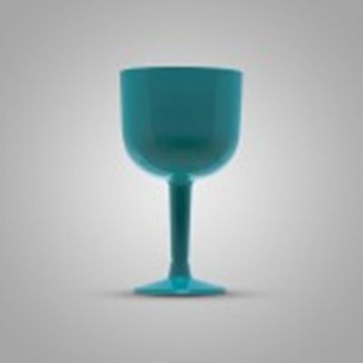 Taça Acrílica 500 ml Gin (Azul Tiffany) - 4 Unidades