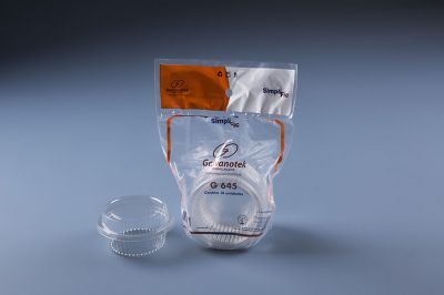 Embalagem Plástica Um Mini Doce Redondo (9,4 x 4,8 cm) - 10 unidades
