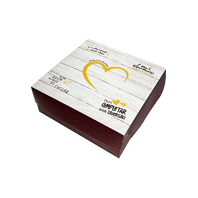 Embalagem Delivery Frituras P - 500g (15 x 15 x 6 cm) - 10 Unidades