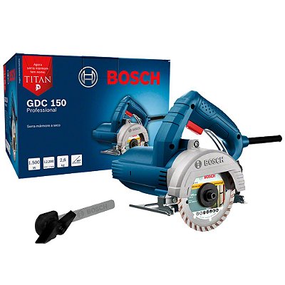 SERRA MÁRMORE BOSCH A SECO GDC 150 TITAN 1500W 220V PROFESSIONAL