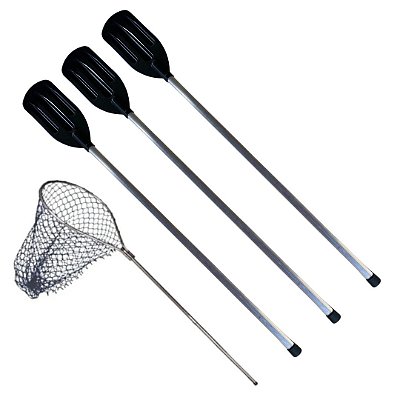 Kit 3 Remos Solfish em Alumínio 1,50m + Passaguá Solfish 75cm