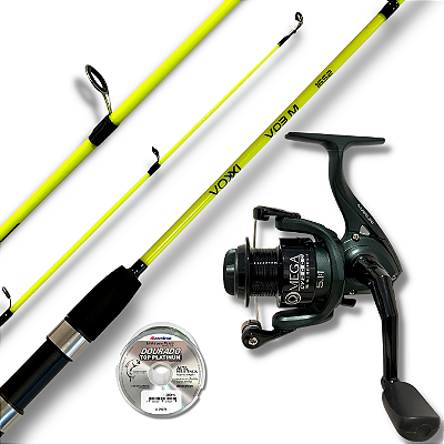 Kit Pesca Leve Vara TS1000 1,65m 17lbs + Molinete Omega 2000 5r
