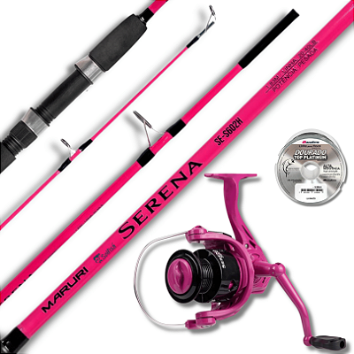 Kit Vara Serena 1,80m 40lbs + Molinete Serena 5000 3r
