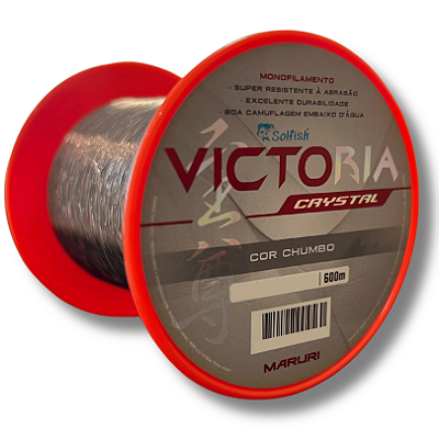 Linha Victoria Monofilamento450m/600m - Chumbo