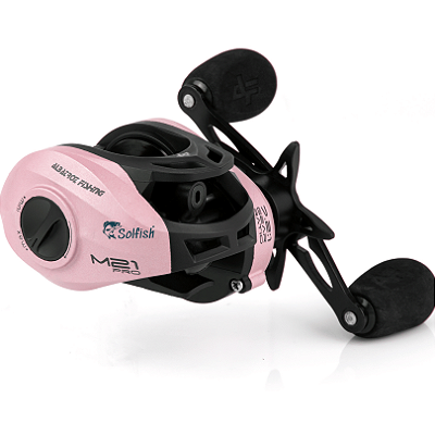Carretilha Albatroz M21 Pro 6 Rolamentos Drag 9kg - Rosa