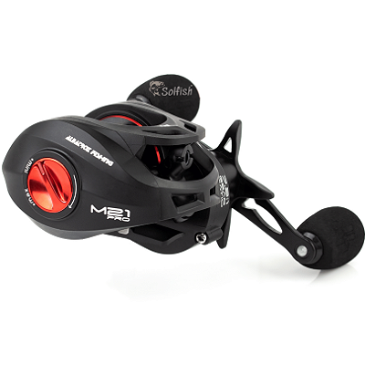 Carretilha Albatroz M21 Pro 6 Rolamentos Drag 9kg - Vermelha