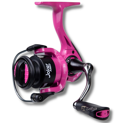 Molinete Kawana Joker Mini Rosa 4 Rolamentos