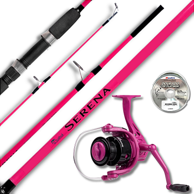 Kit Vara Serena 1,70m 20lbs + Molinete Serena 3000 3r