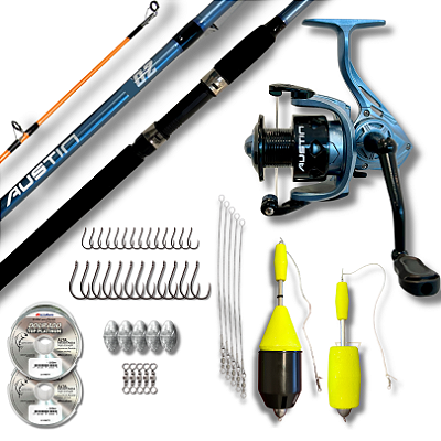 Kit Completo Pesqueiro 01 - Vara e Molinete