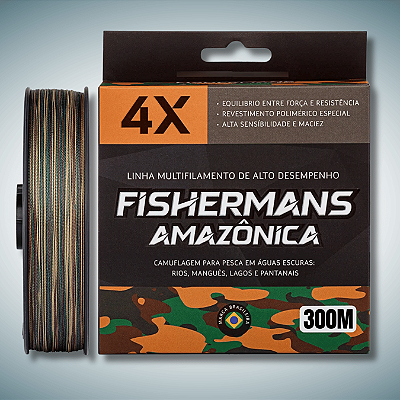 Linha Fishermans Amazonica 4x 300m