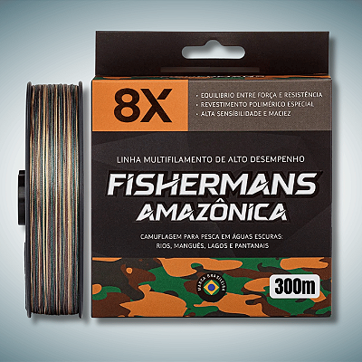 Linha Fishermans Amazonica 8x 300m