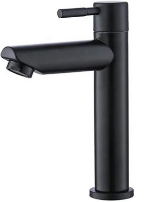 Torneira Banheiro Lavatório Luxo Preta Black Stilus Bancada Luxo 1/4 Volta
