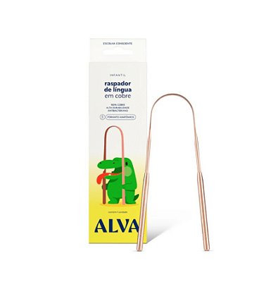 Raspador de Língua Infantil Cobre