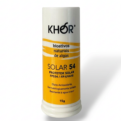 Protetor Solar em Bastão FPS54 KHOR – Vegano - 15g