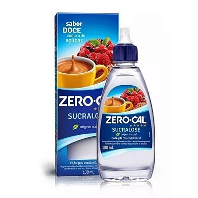 Adoçante Zero Cal Sucralose Liquido 100ml