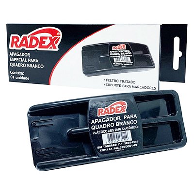 Apagador Preto de Quadro Lousa Branca