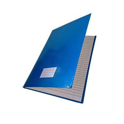Caderno Brochurão Capa Dura Azul 20x27 96 folhas