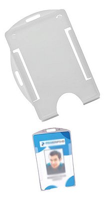 Ejr Porta Crachá Rígido M3 Transparente 9cm Água