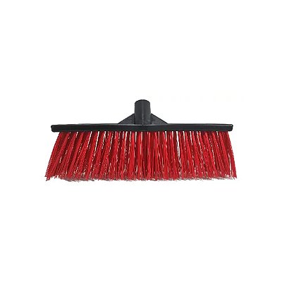 Vassoura Nylon DSR Limpeza Pesada Rosca Universal Sem Cabo