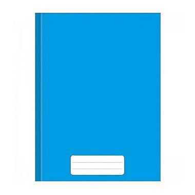 Caderno Brochurão Capa Dura Azul 20x27 96 Folhas Kit 10