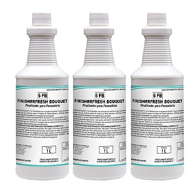 Passador De Roupas Spartan Finisherfresh Bouquet 1 L Kit 3